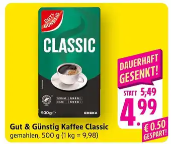 E-Center Gut & günstig kaffee classic Angebot