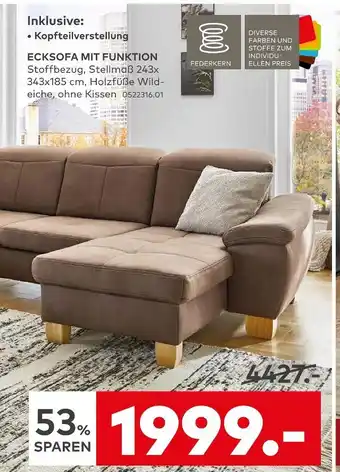 porta Systempolster ecksofa mit funktion Angebot