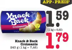E-Center Knack & back croissants Angebot
