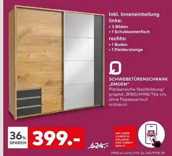 porta Schwebetürenschrank emden Angebot