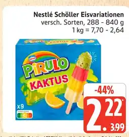 Marktkauf Nestlé schöller pirulo kaktus Angebot