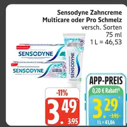 Marktkauf Sensodyne zahncreme multicare Angebot