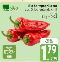 Marktkauf Edeka bio bio spitzpaprika rot Angebot