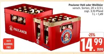 Marktkauf Paulaner hell Angebot