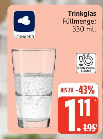 Marktkauf Leonardo trinkglas Angebot