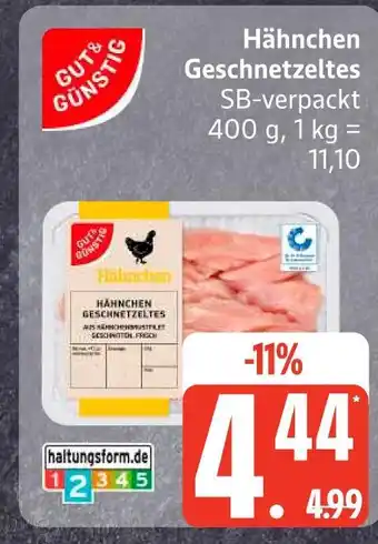Edeka Gut & günstig hähnchen geschnetzeltes Angebot