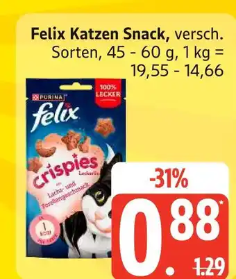 Edeka Felix katzen snack Angebot