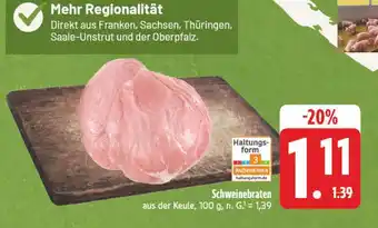 E-Center Schweinebraten Angebot