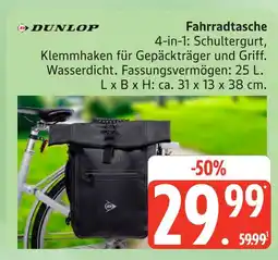 Marktkauf Dunlop fahrradtasche Angebot