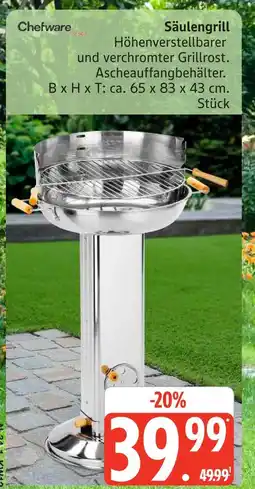 Marktkauf Chefware säulengrill Angebot