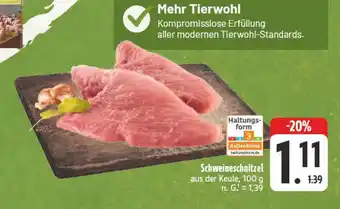 E-Center Schweineschnitzel Angebot