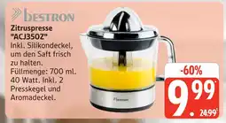 Marktkauf Bestron zitruspresse acj350z Angebot