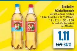 diska Almdudler zuckerfrei Angebot