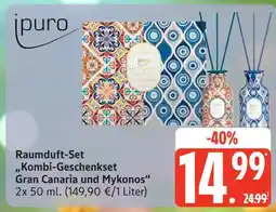 Marktkauf Ipuro raumduft-set kombi-geschenkset gran canaria und mykonos Angebot
