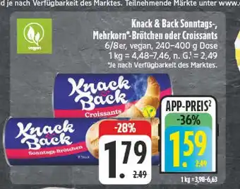 E-Center Knack & back sonntags-brötchen Angebot