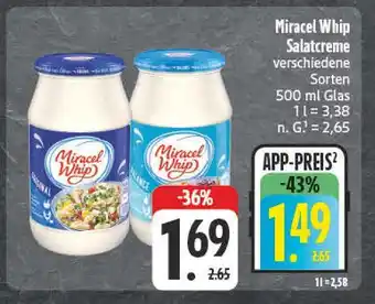 E-Center Miracel whip salatcreme Angebot