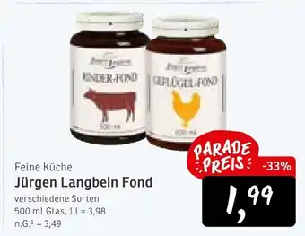 KONSUM Jürgen langbein fond Angebot