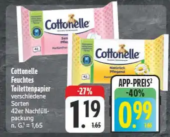 E-Center Cottonelle feuchtes toilettenpapier Angebot