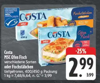 E-Center Costa msc ofen fisch Angebot
