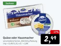 KONSUM Quäse Angebot