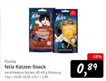 KONSUM Purina felix katzen-snack Angebot