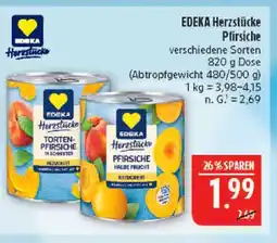 Marktkauf Edeka herzstücke tortenpfirsiche in scheiben Angebot