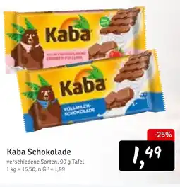 KONSUM Kaba schokolade Angebot