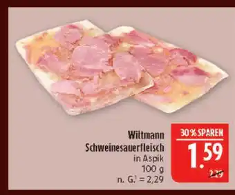 Marktkauf Wiltmann schweinesauerfleisch in aspik Angebot