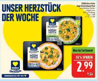Marktkauf Edeka herzstücke high protein ready meal Angebot