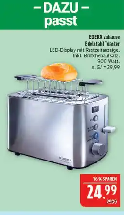 Marktkauf Edeka zuhause edelstahl toaster Angebot