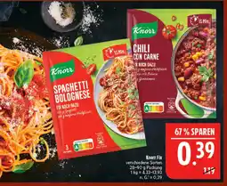 Marktkauf Knorr spaghetti bolognese Angebot