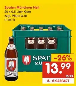 Netto Marken-Discount Spaten münchner hell Angebot