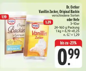 Edeka Dr. oetker vanillin zucker Angebot