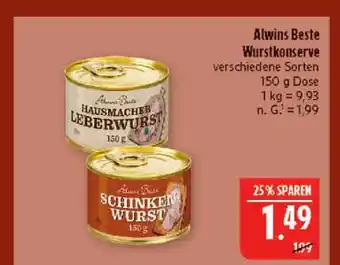 Marktkauf Alwins beste hausmacher leberwurst Angebot