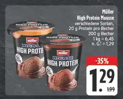 Edeka Müller high protein mousse Angebot