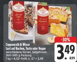 Edeka Coppenrath & wiese lust auf kuchen, torte oder vegan Angebot