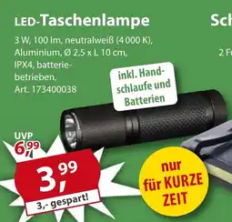 Sonderpreis Baumarkt LED-Taschenlampe Angebot