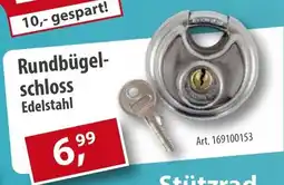 Sonderpreis Baumarkt Rundbügelschloss Edelstahl Angebot