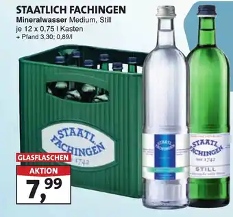 Lösch Depot STAATLICH FACHINGEN Mineralwasser Medium, Still Angebot