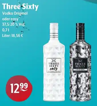 Getränke Hoffmann Three Sixty Vodka Original oder easy Angebot