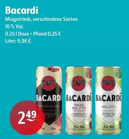 Getränke Hoffmann Bacardi Mixgetränk Angebot