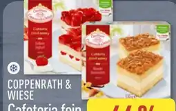 Aldi Nord Coppenrath & Wiese Cafeteria fein sahnig Mandel-Bienenstich Angebot