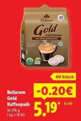 Lidl Bellarom Gold Kaffeepads Angebot