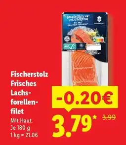 Lidl Fischerstolz Frisches Lachsforellenfilet Angebot