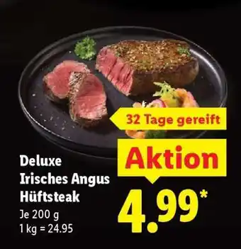 Lidl Deluxe Irisches Angus Hüftsteak Angebot