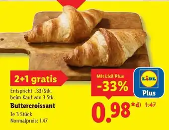 Lidl Buttercroissant Angebot