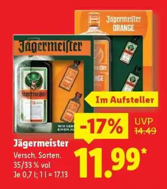 Lidl Jägermeister Angebot
