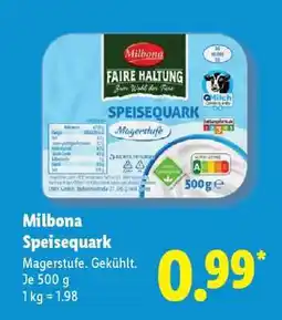 Lidl Milbona Speisequark Angebot