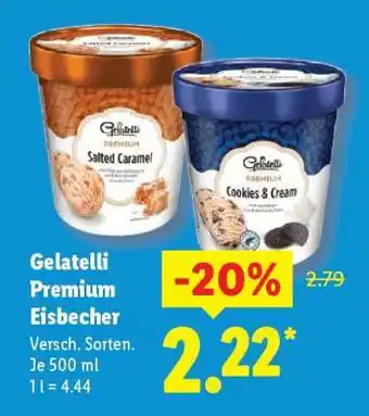 Lidl Gelatelli Premium Eisbecher Angebot