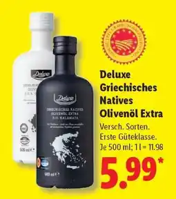 Lidl Deluxe Griechisches Natives Olivenöl Extra Angebot